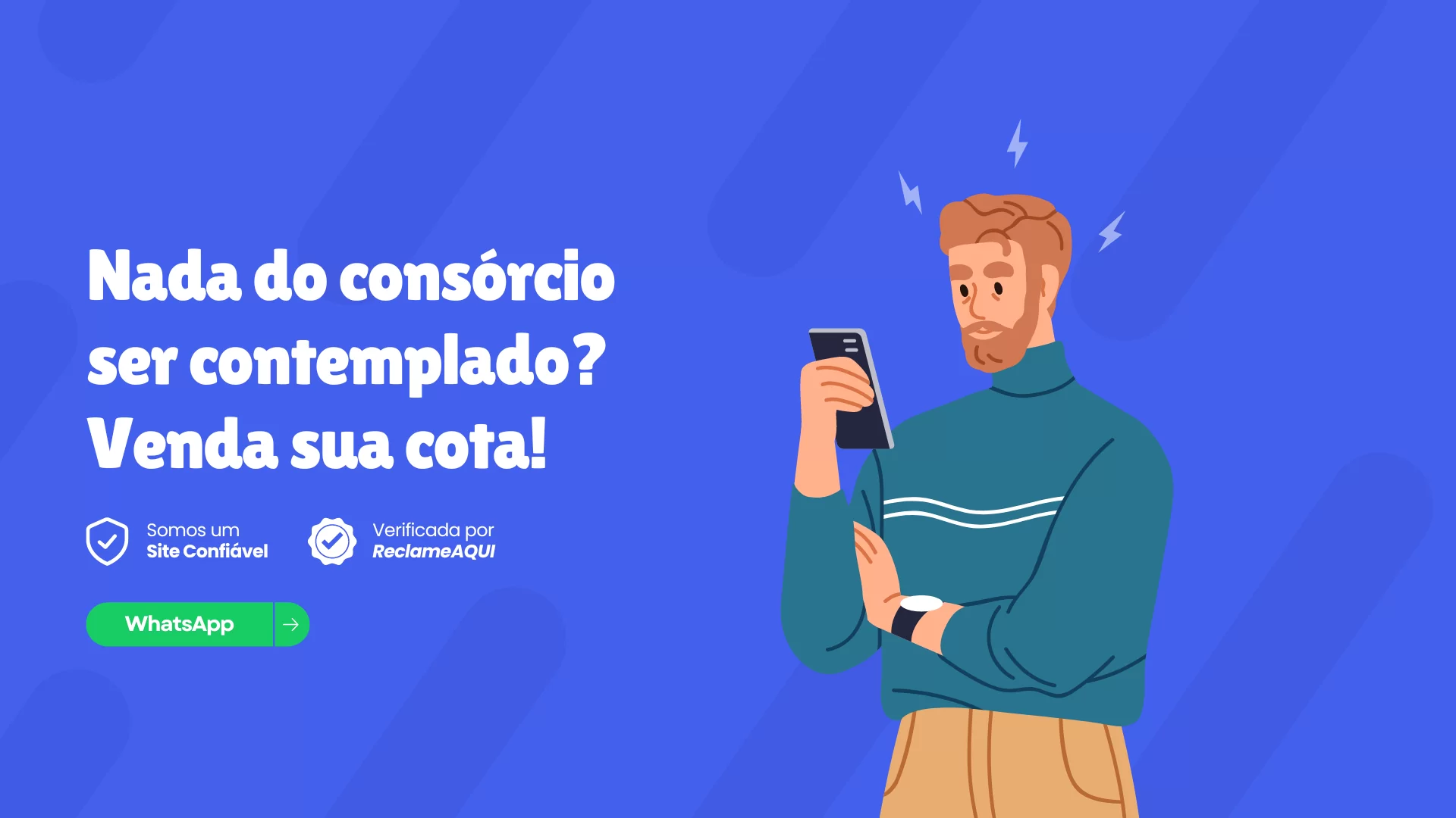 Nada do consórcio ser contemplado? Venda sua cota!